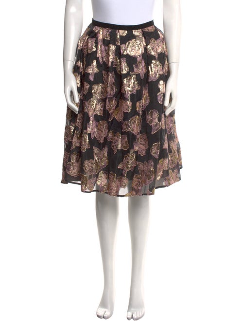 Erdem Floral Print Knee-Length Skirt