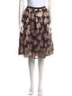 Erdem Floral Print Knee-Length Skirt