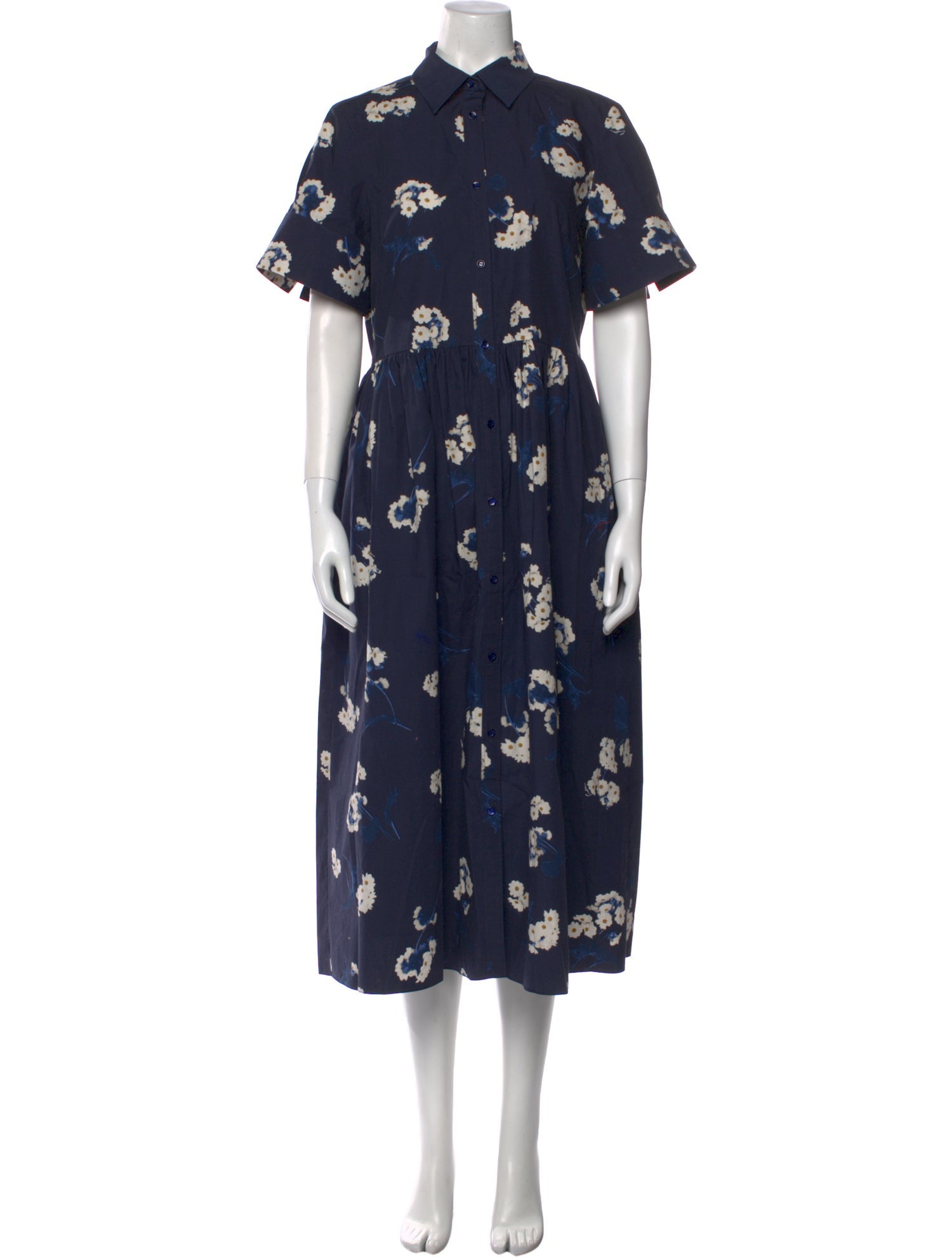 Erdem Floral Print Long Dress