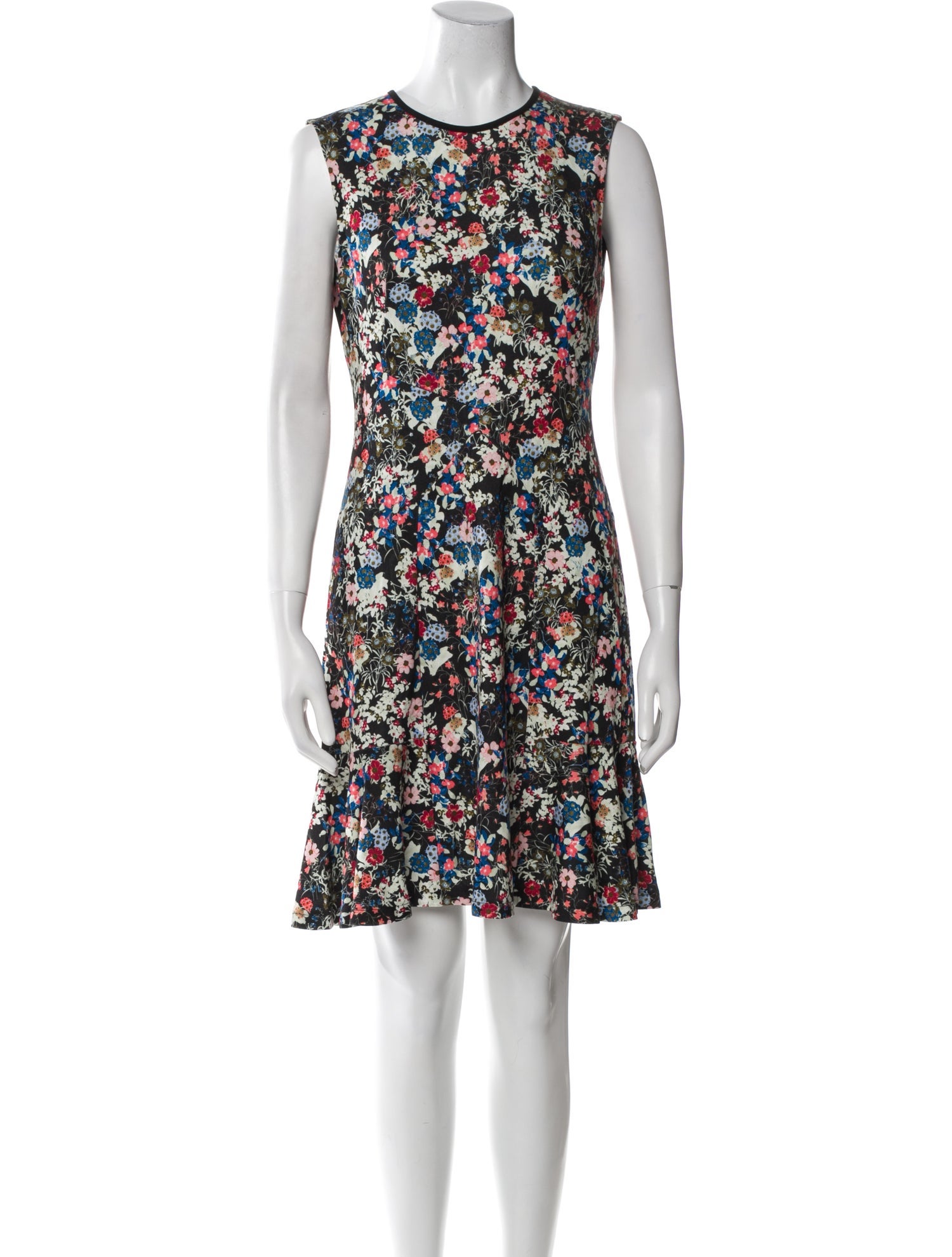 Erdem Floral Print Mini Dress