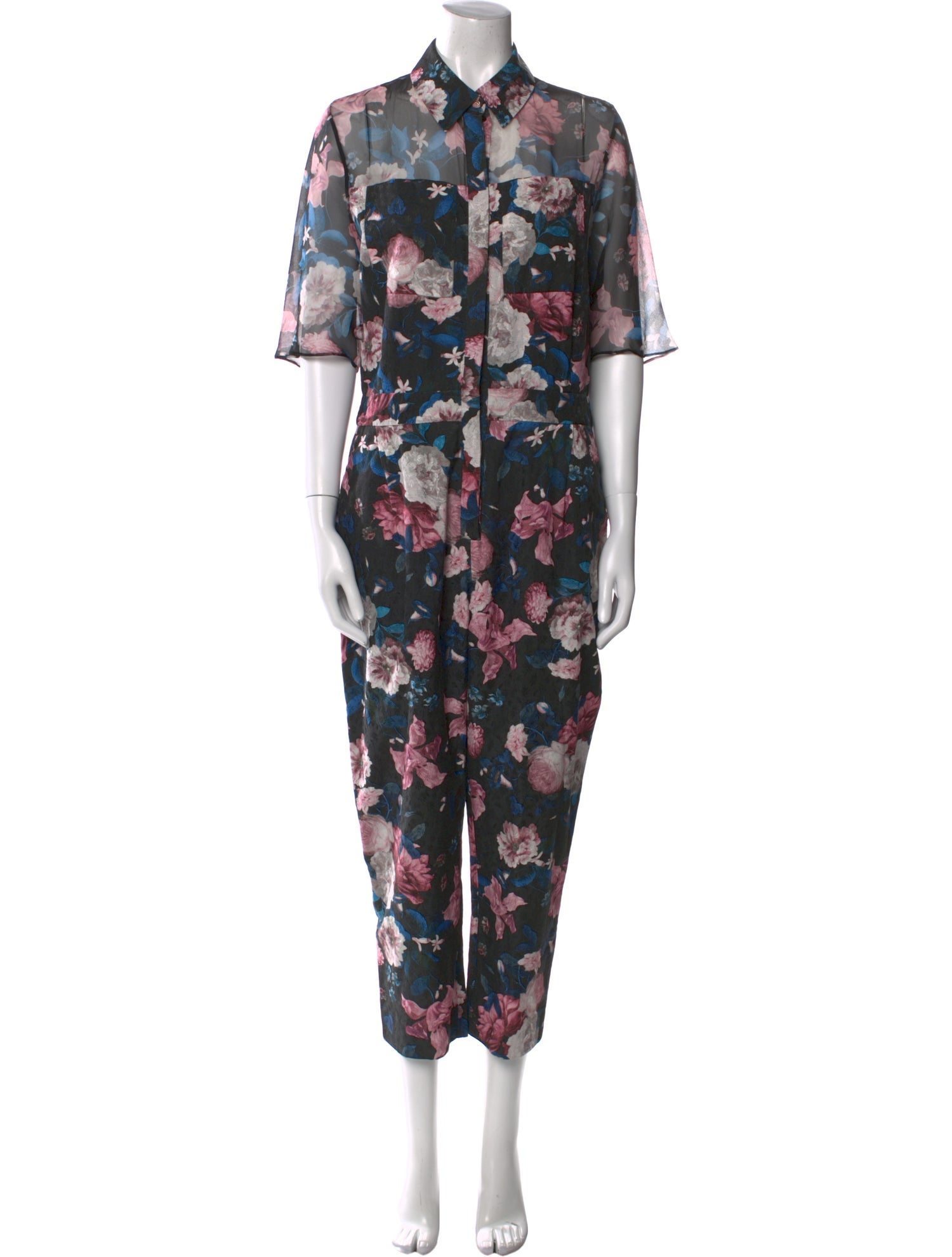 Erdem Floral Print Jumpsuit