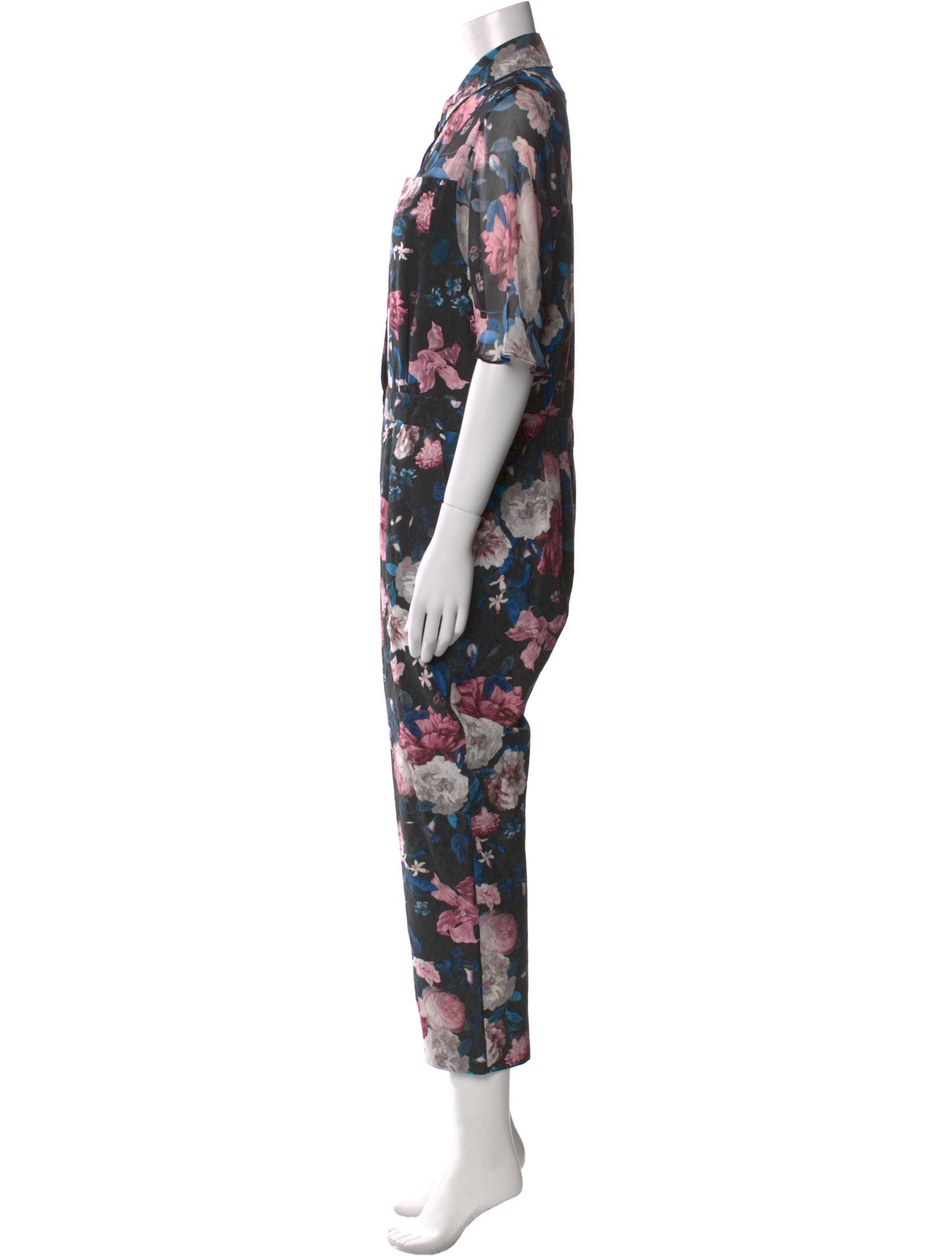 Erdem Floral Print Jumpsuit