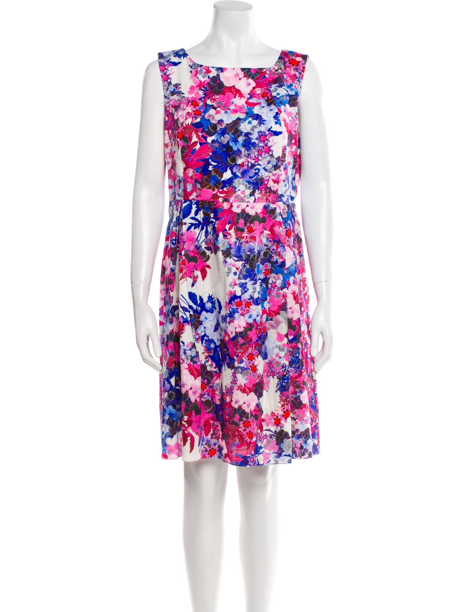 Erdem Floral Print Knee-Length Dress