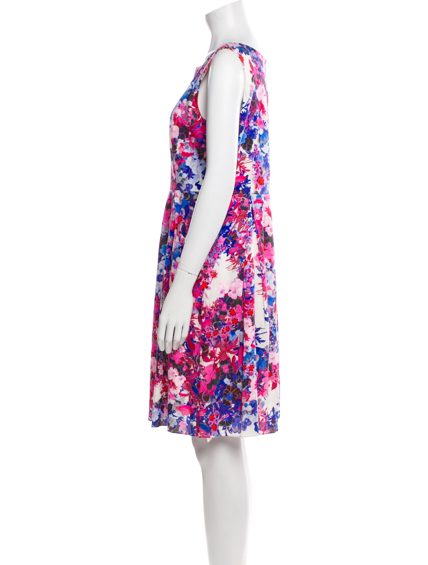 Erdem Floral Print Knee-Length Dress