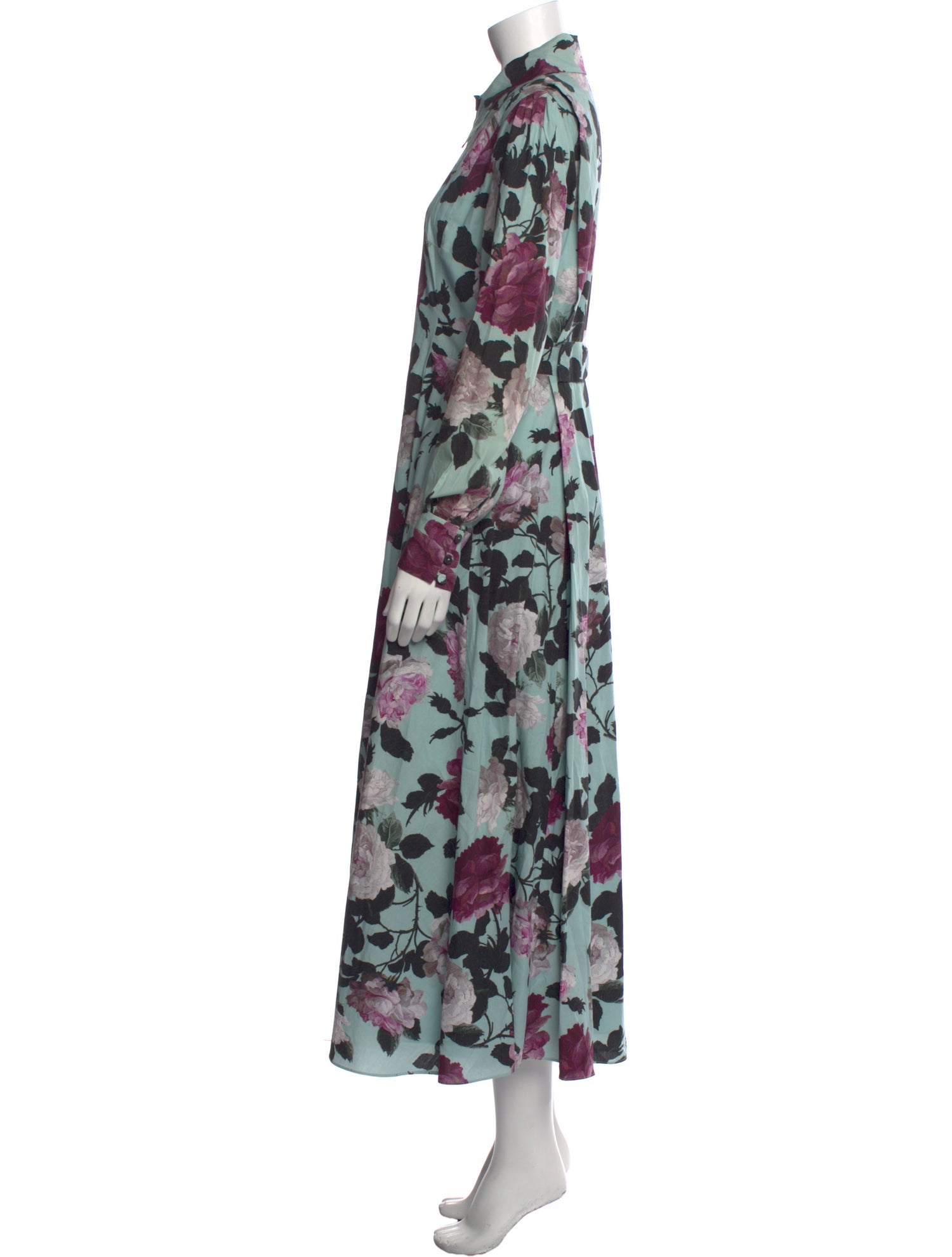 Erdem Floral Print Long Dress