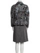 Erdem Wool Tweed Pattern Skirt Suit