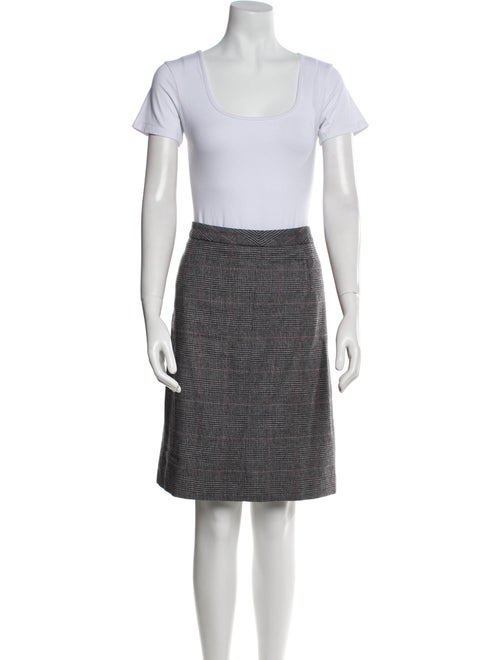 Erdem Wool Tweed Pattern Skirt Suit