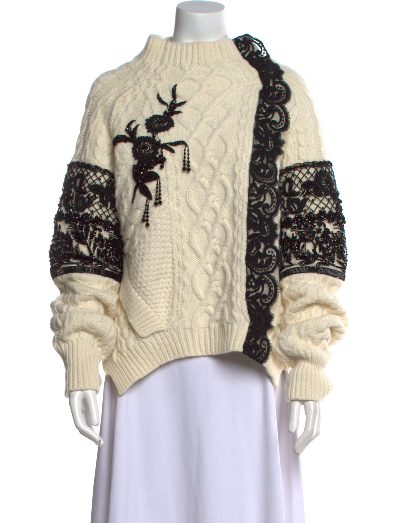 Erdem Wool Printed Sweater