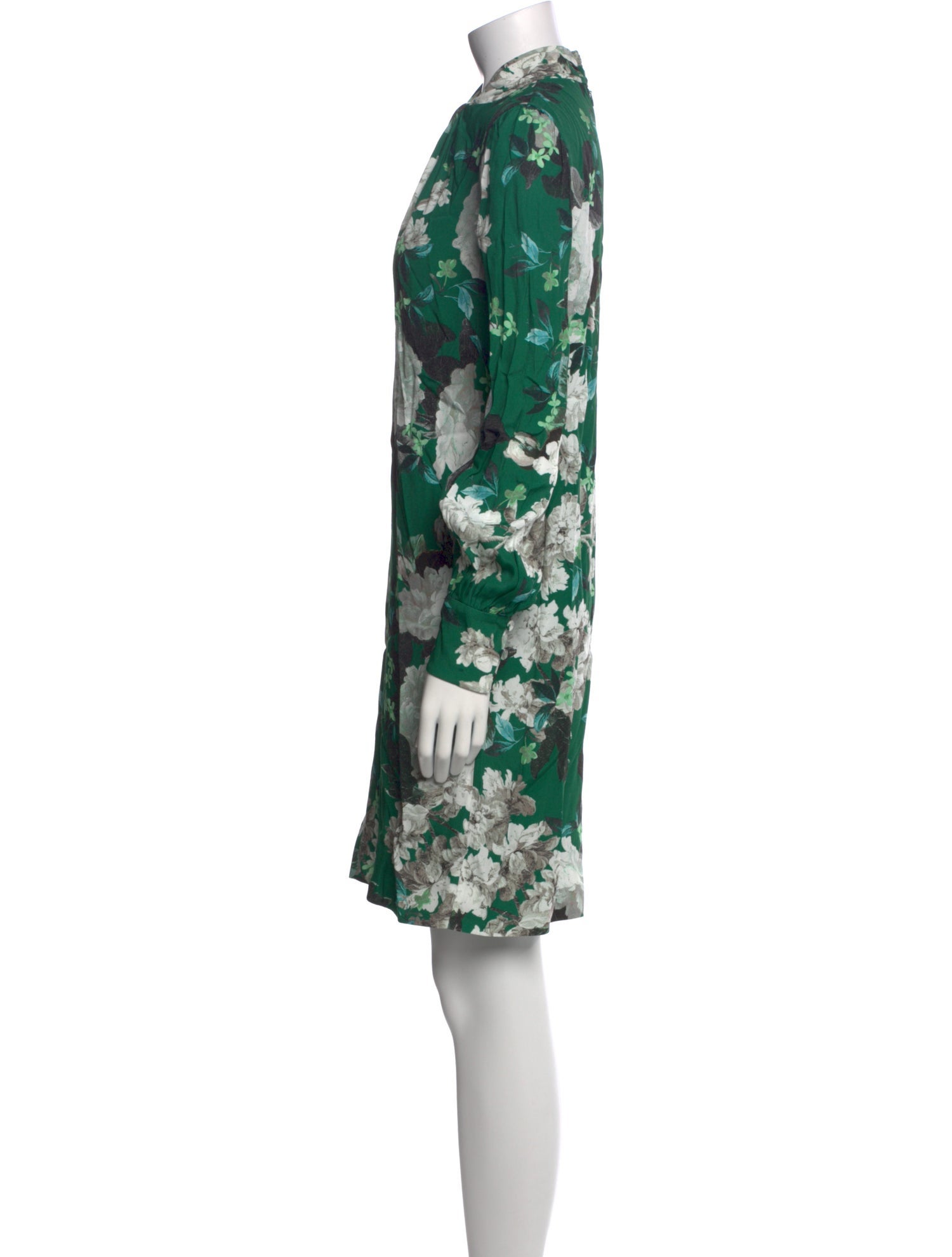 Erdem Floral Print Knee-Length Dress