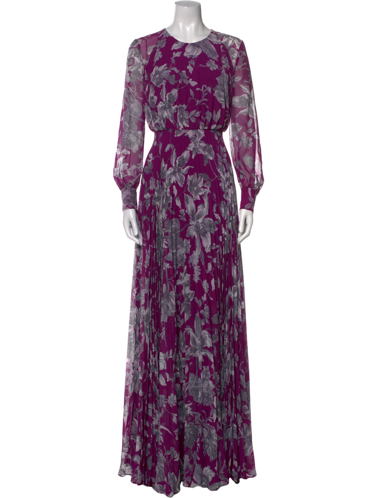 Erdem Floral Print Long Dress