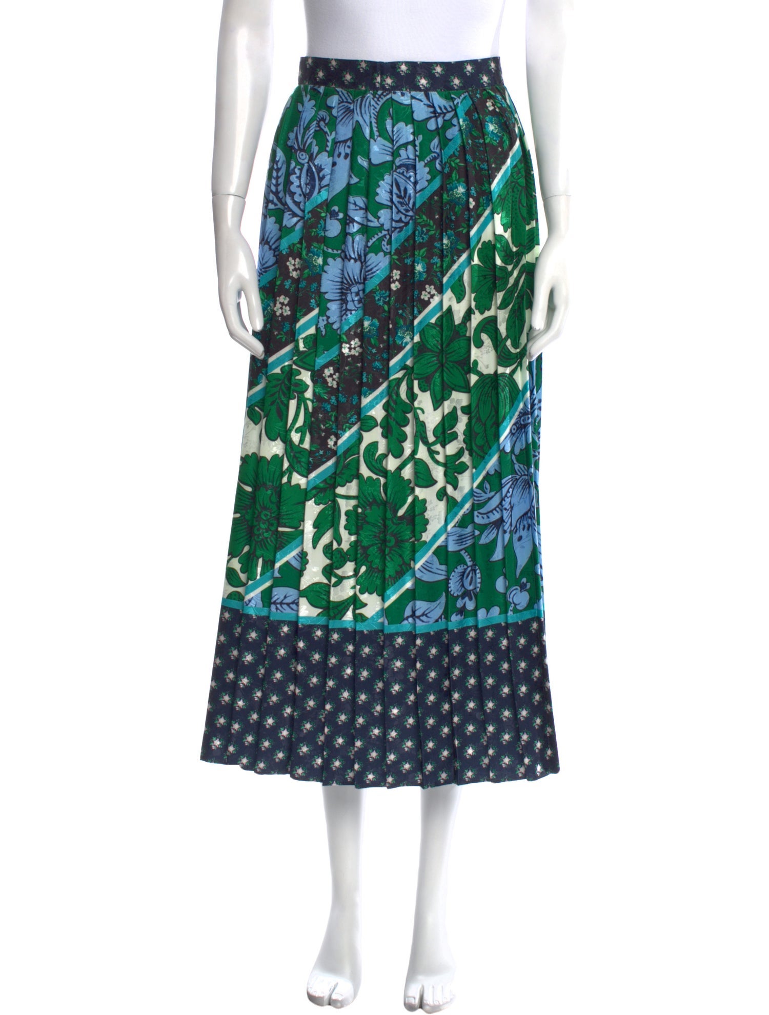 Erdem Floral Print Midi Length Skirt