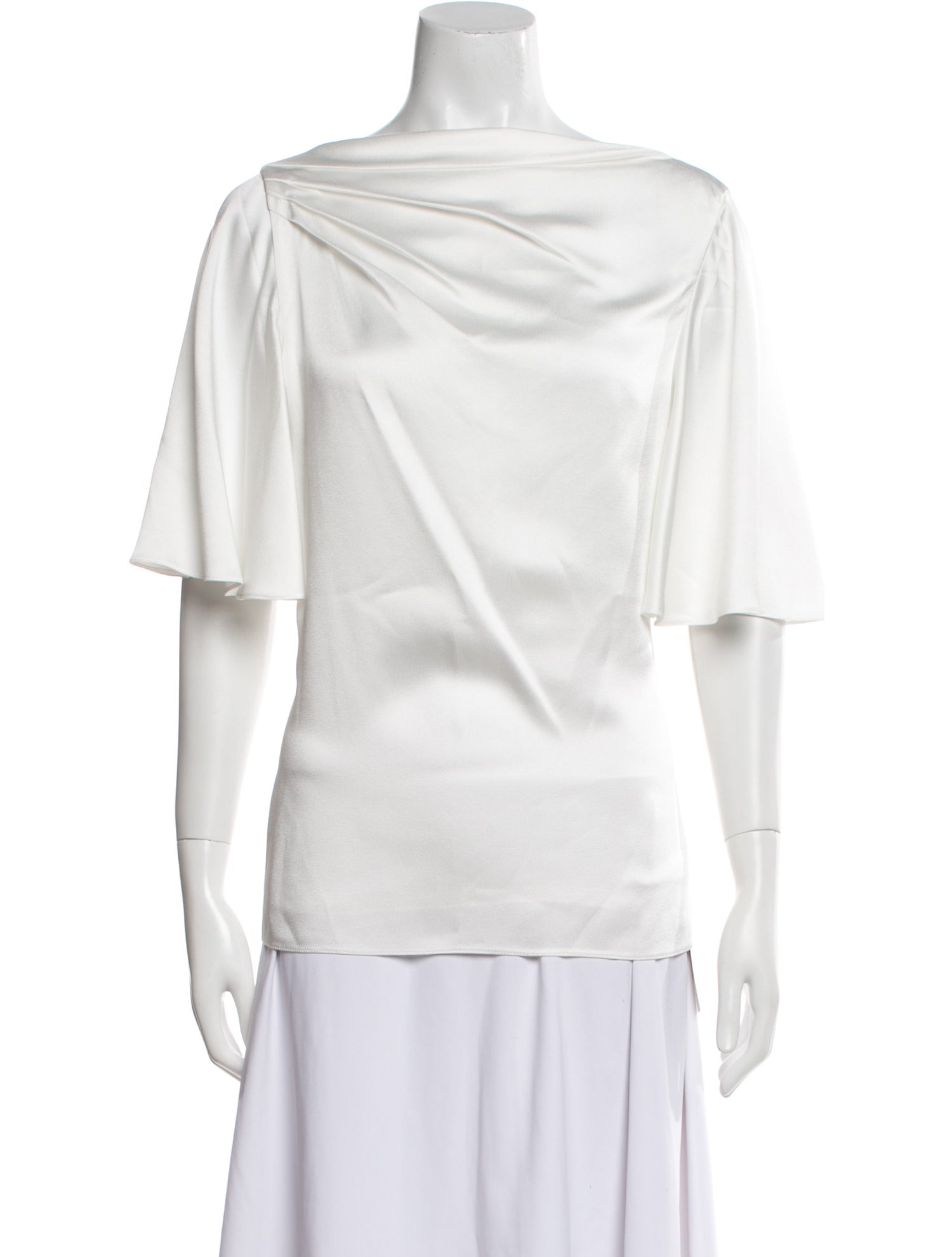 Erdem Bateau Neckline Short Sleeve Blouse w/ Tags