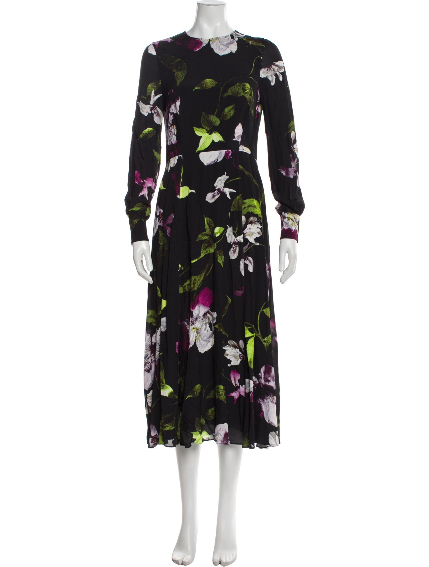 Erdem Floral Print Long Dress