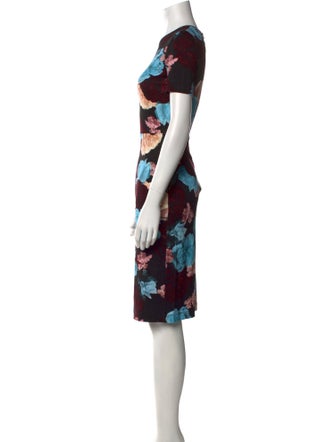 Erdem Floral Print Knee-Length Dress