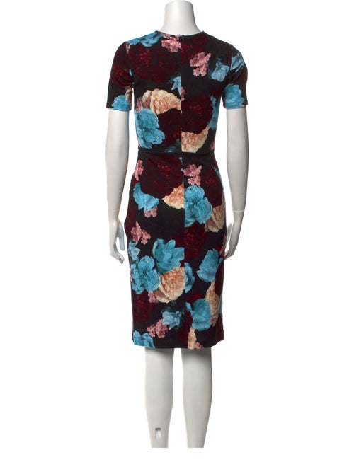 Erdem Floral Print Knee-Length Dress