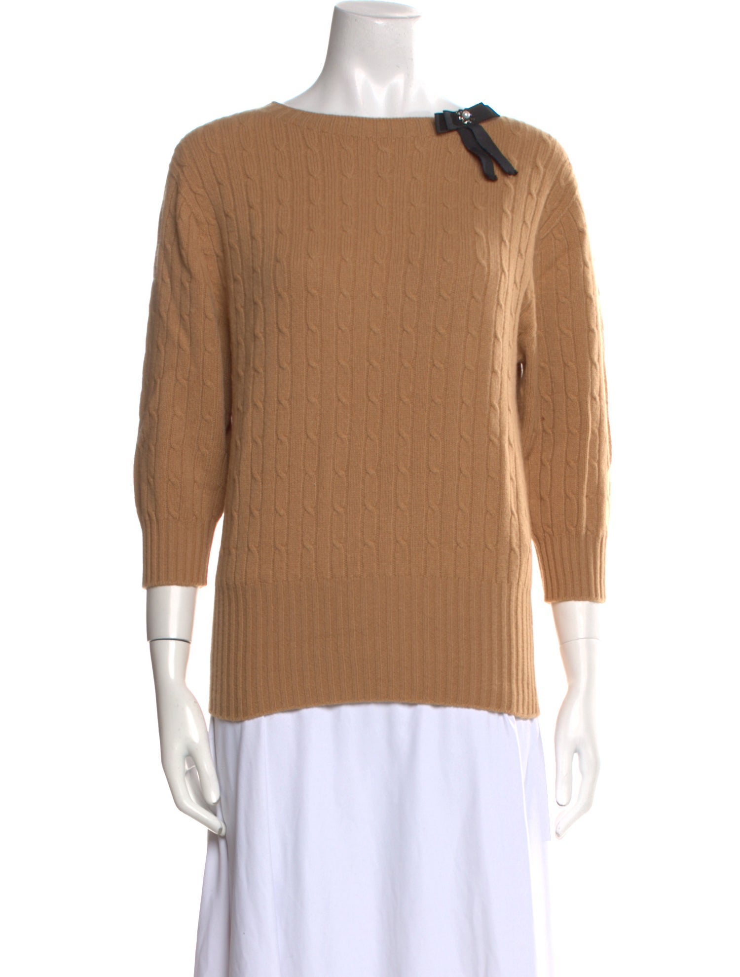 Erdem Merino Wool Bateau Neckline Sweater