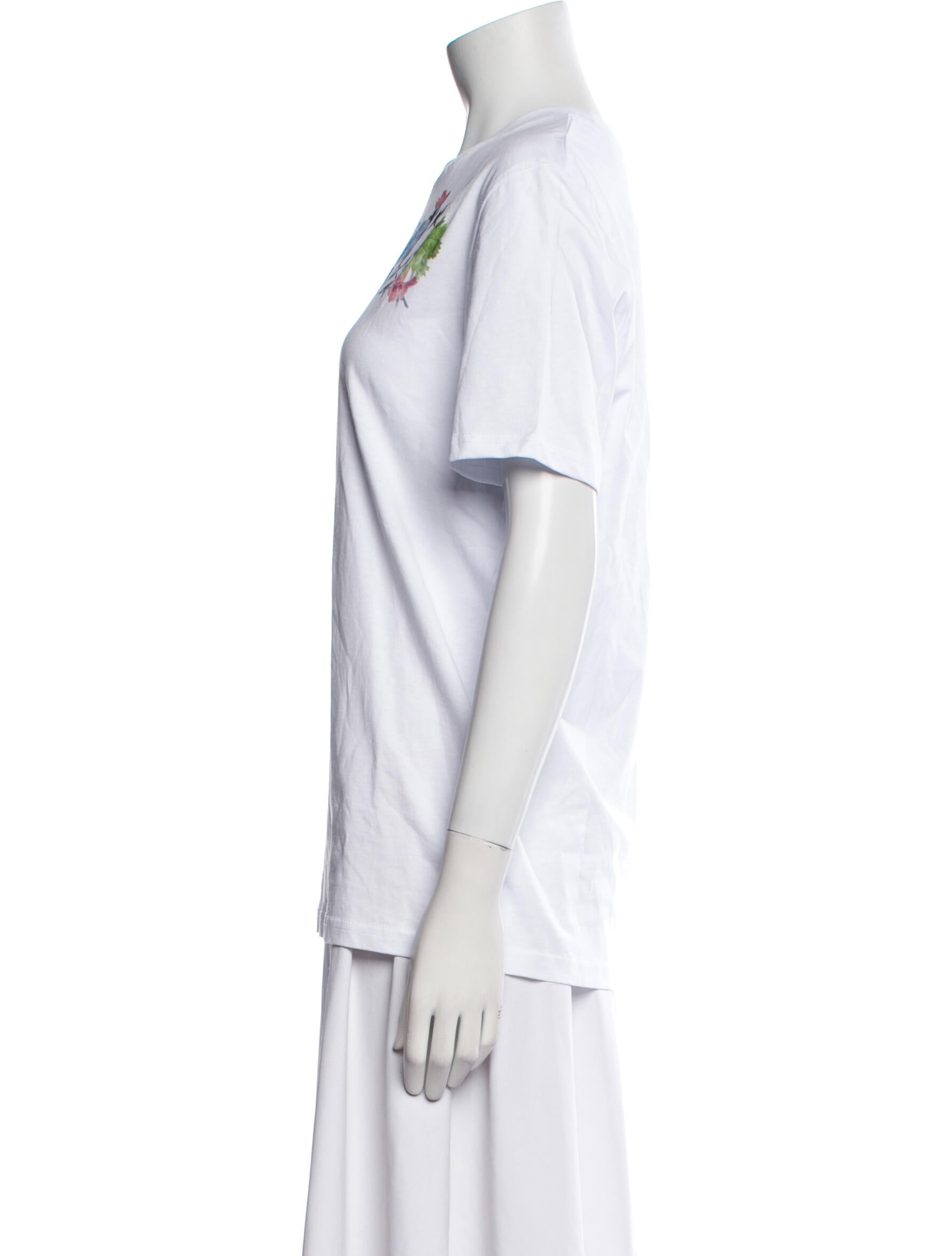 Erdem Graphic Print Crew Neck T-Shirt