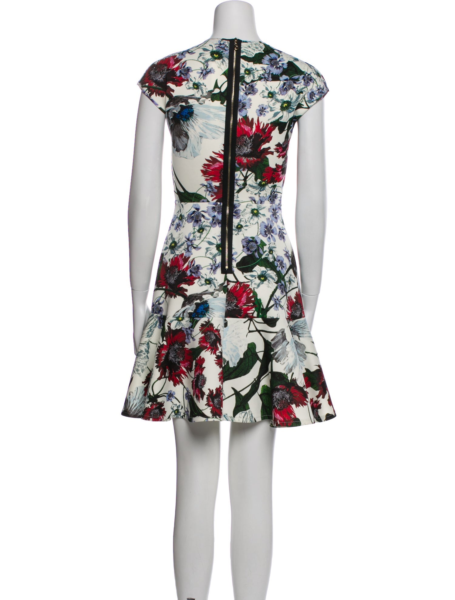 Erdem Floral Print Mini Dress