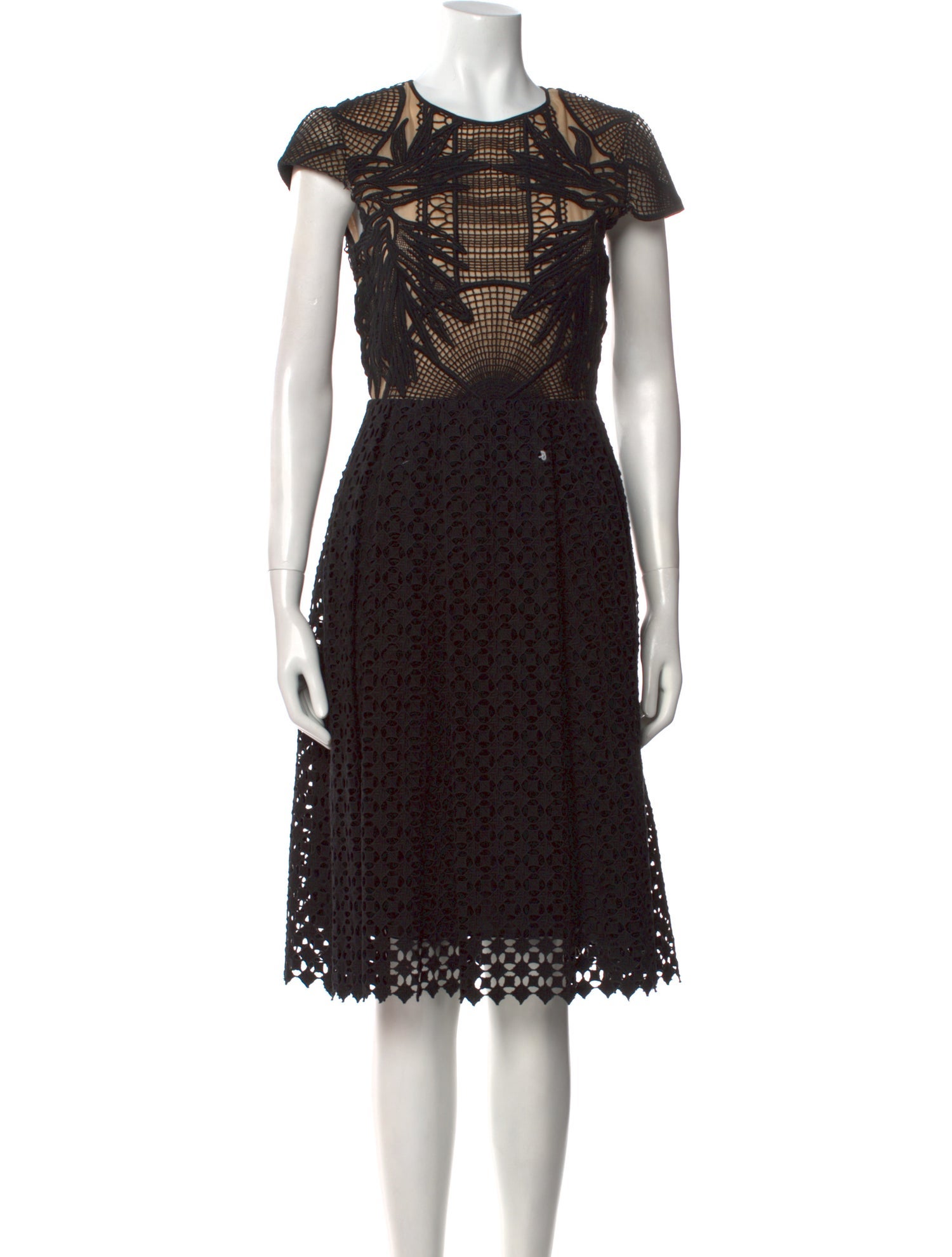 Erdem Lace Pattern Knee-Length Dress