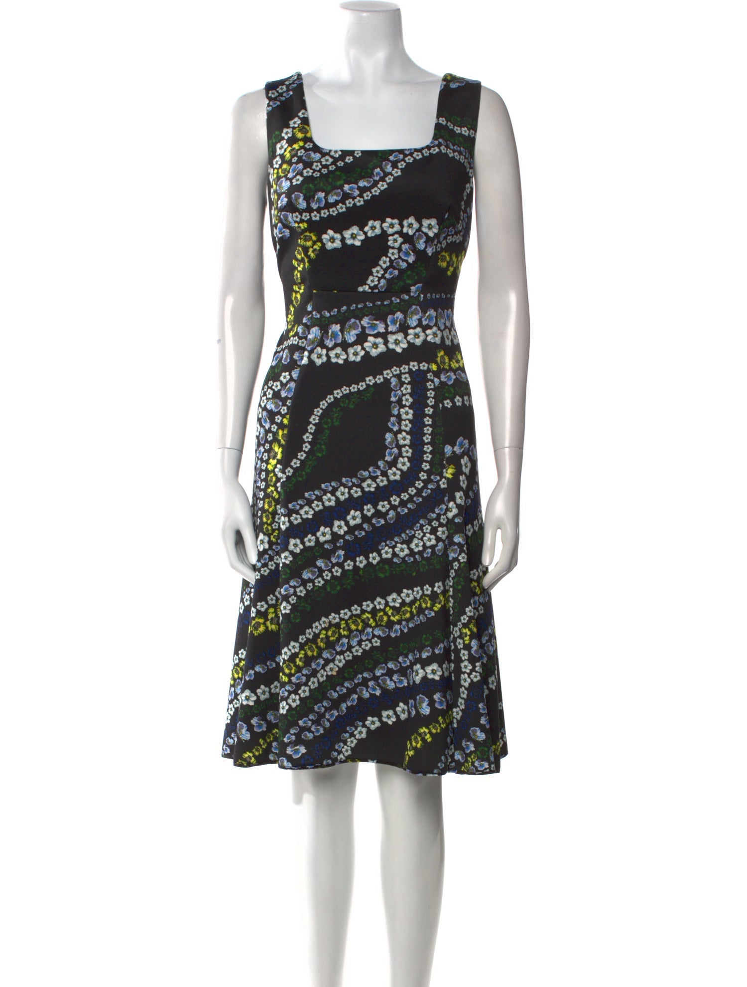 Erdem Printed Knee-Length Dress