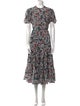 Erdem Silk Midi Length Dress