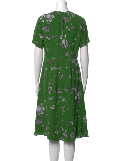 Erdem Floral Print Midi Length Dress