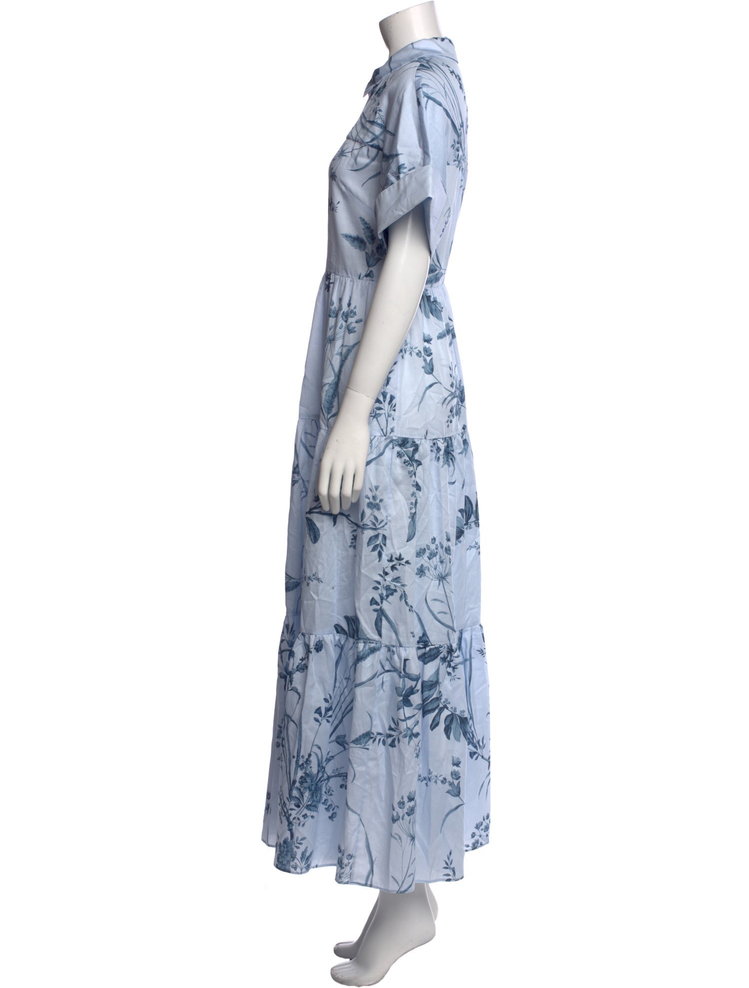 Erdem Floral Print Long Dress
