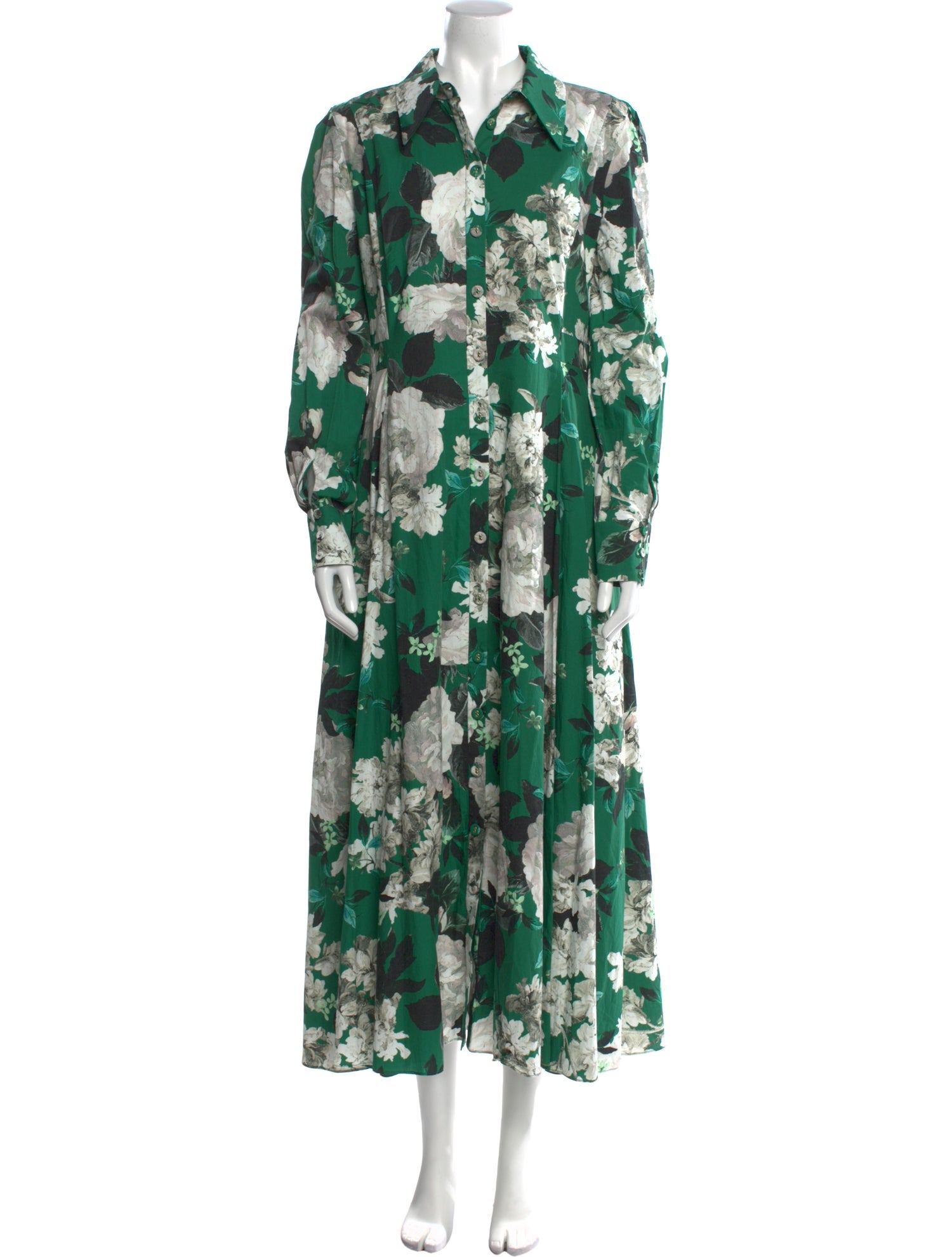 Erdem Floral Print Long Dress
