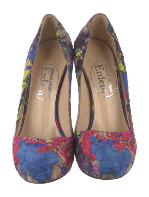 Erdem Floral Print Pumps