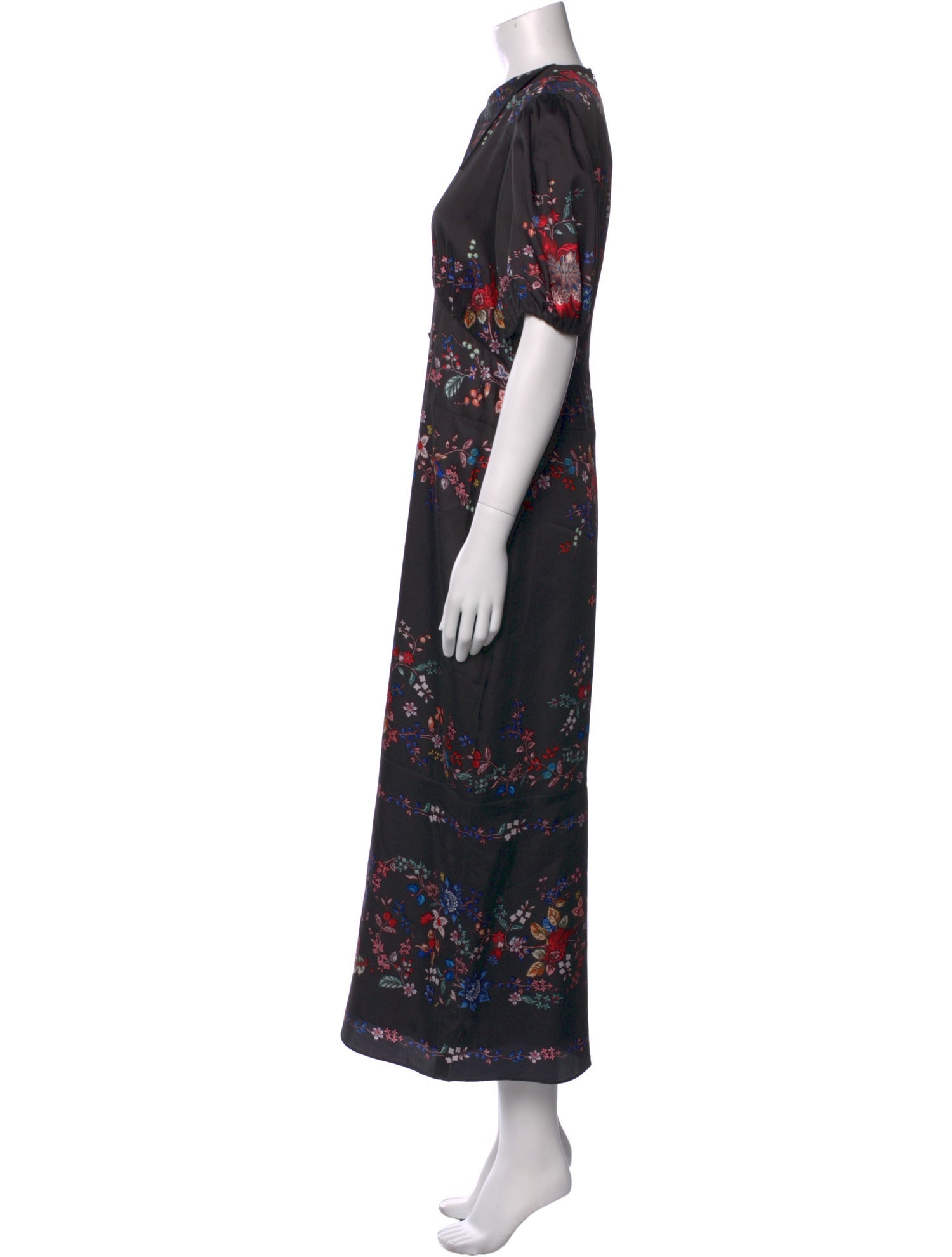 Erdem Floral Print Long Dress