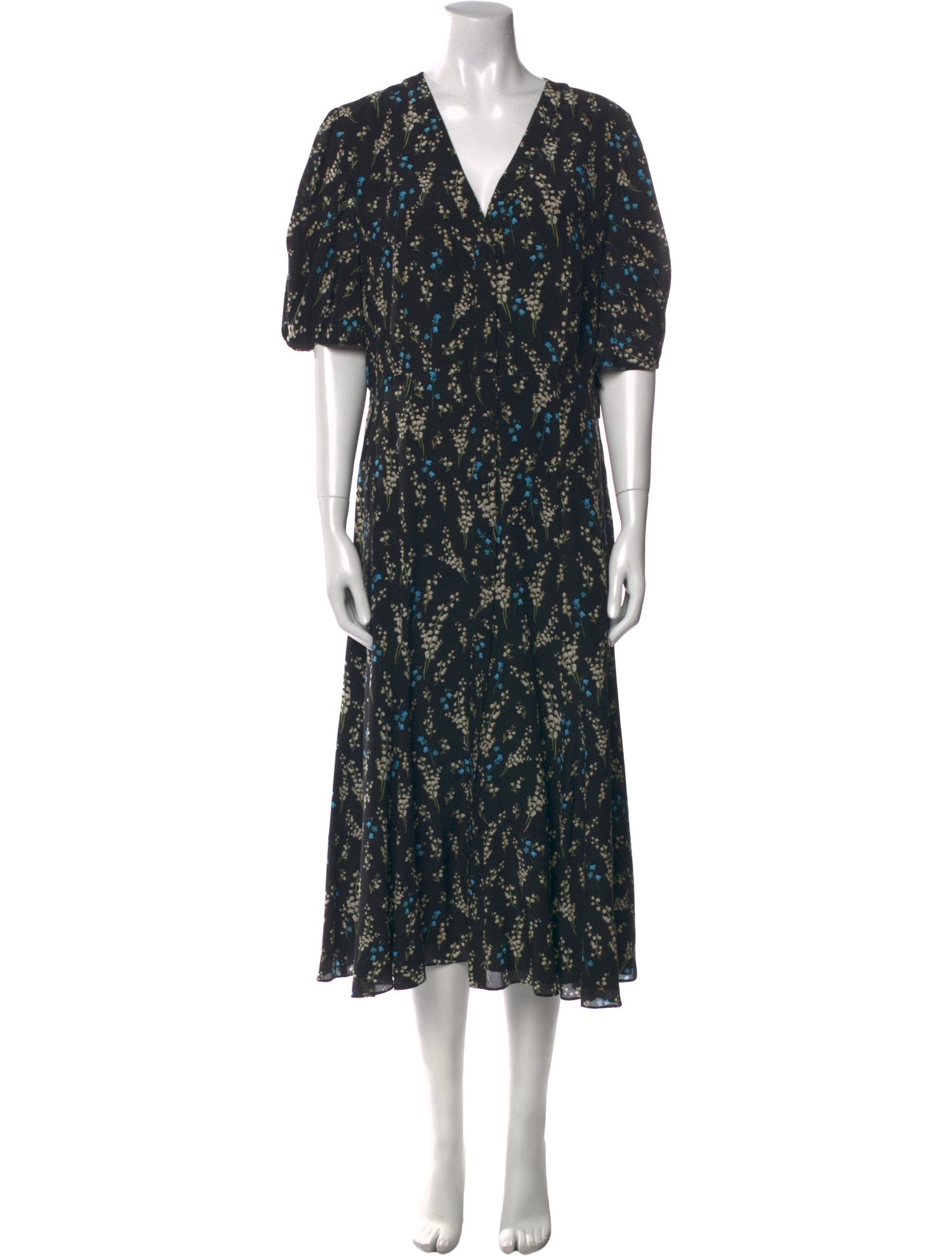 Erdem Silk Knee-Length Dress