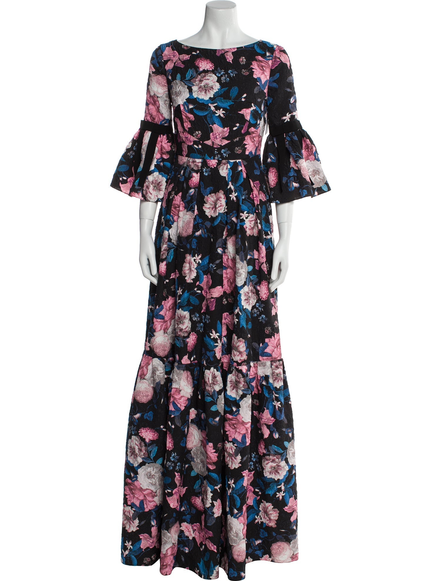 Erdem Floral Print Long Dress