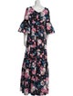 Erdem Floral Print Long Dress
