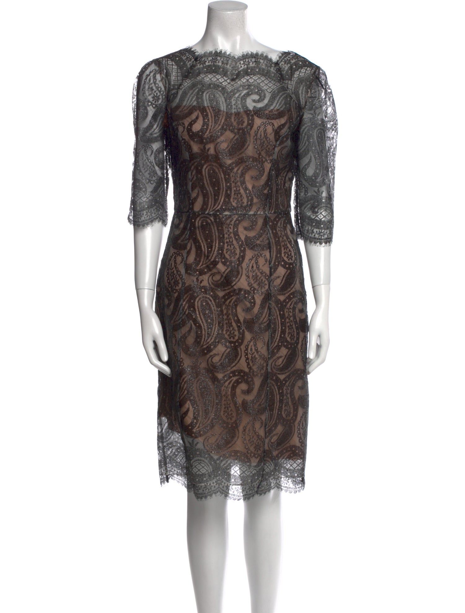 Erdem Lace Pattern Knee-Length Dress