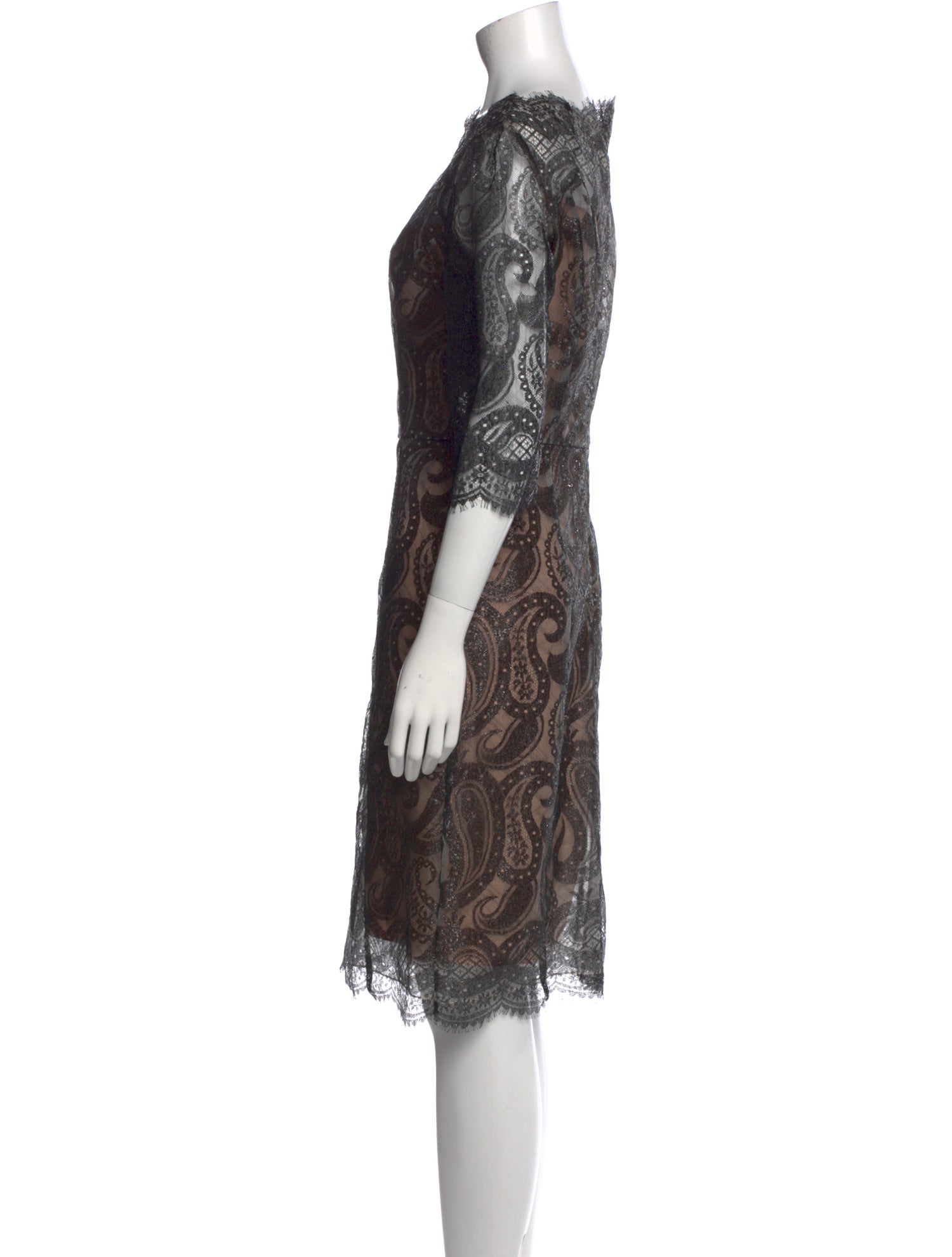 Erdem Lace Pattern Knee-Length Dress