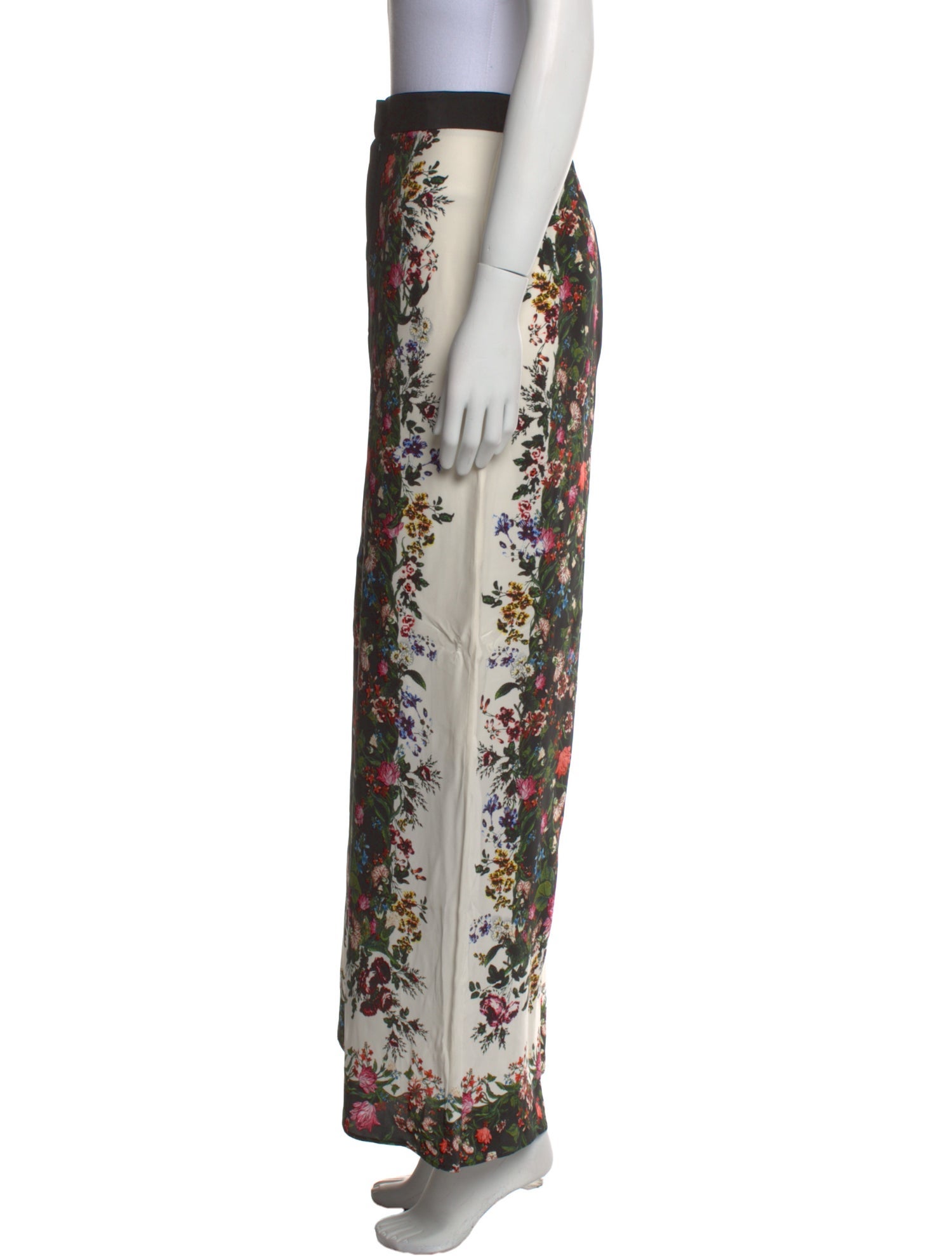 Erdem Silk Wide Leg Pants