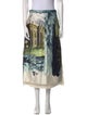 Erdem Printed Midi Length Skirt