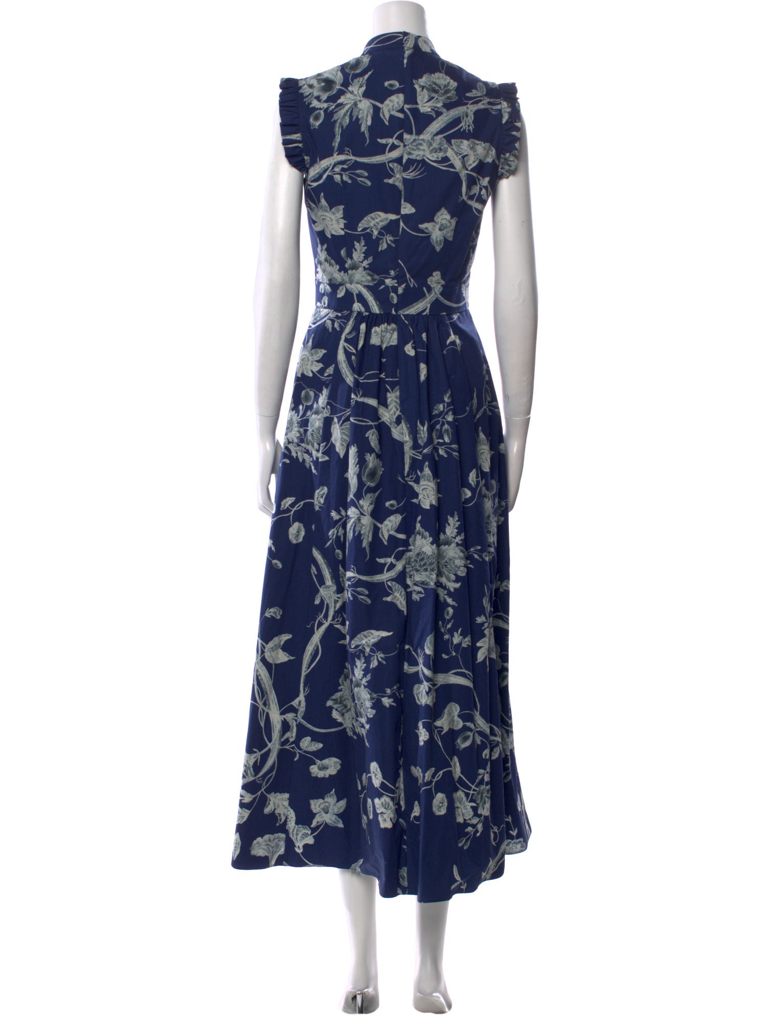 Erdem Floral Print Long Dress