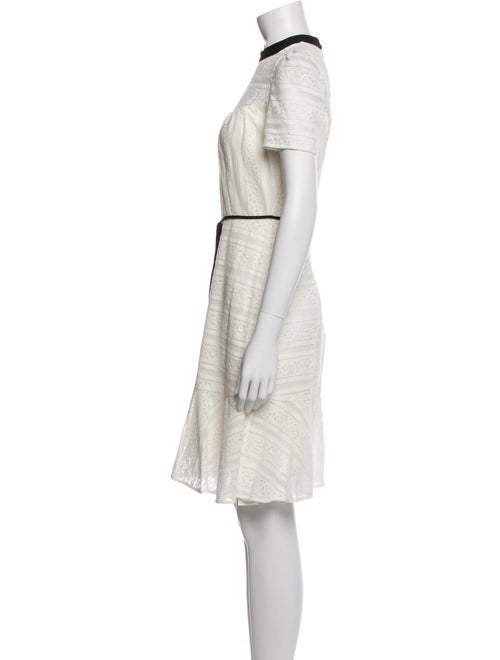 Erdem Mock Neck Knee-Length Dress