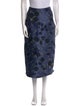 Erdem Floral Print Midi Length Skirt
