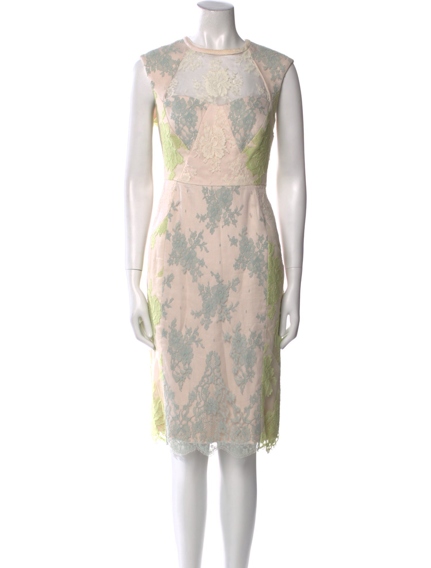 Erdem Lace Pattern Knee-Length Dress