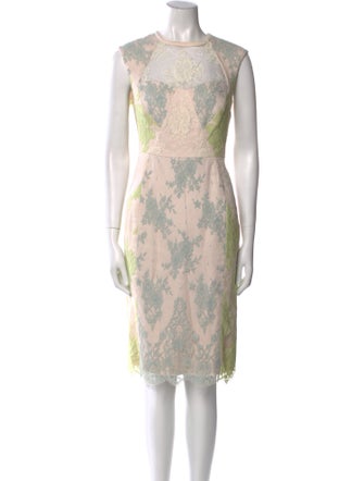 Erdem Lace Pattern Knee-Length Dress