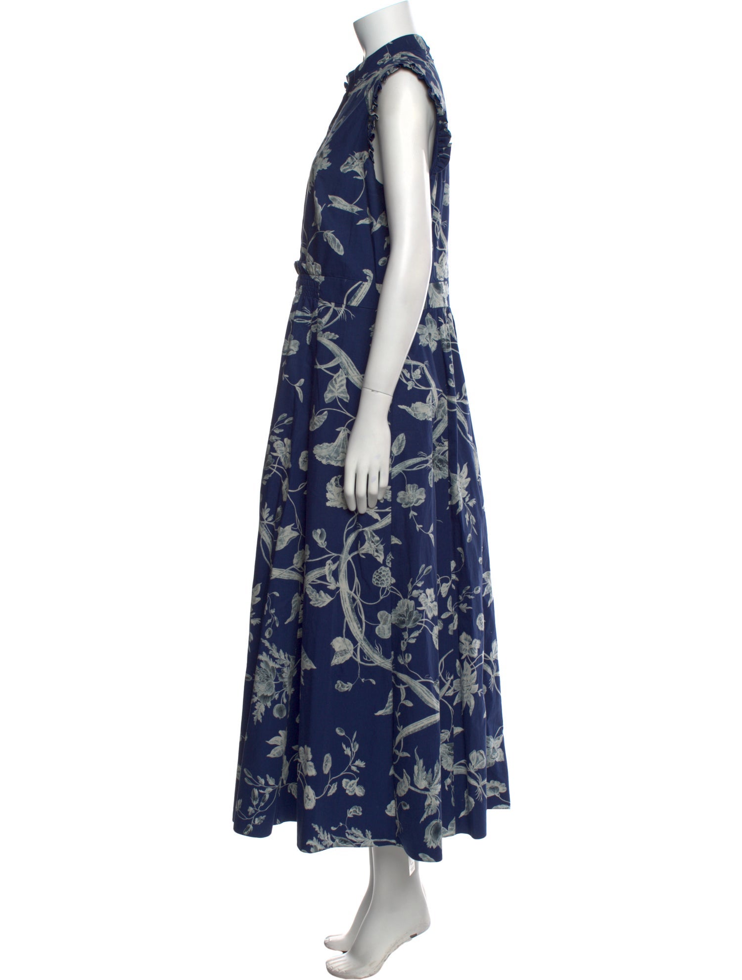 Erdem Floral Print Long Dress