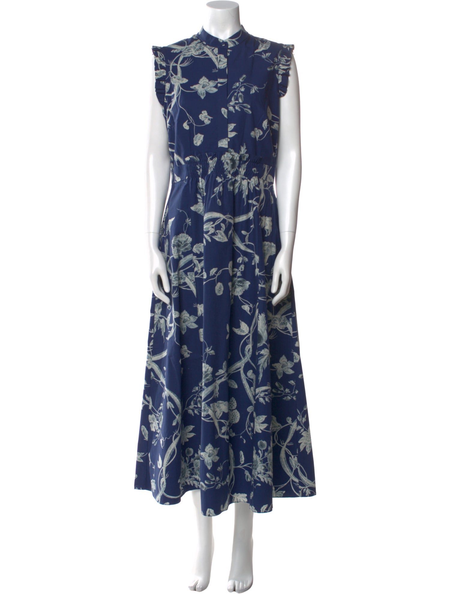 Erdem Floral Print Long Dress