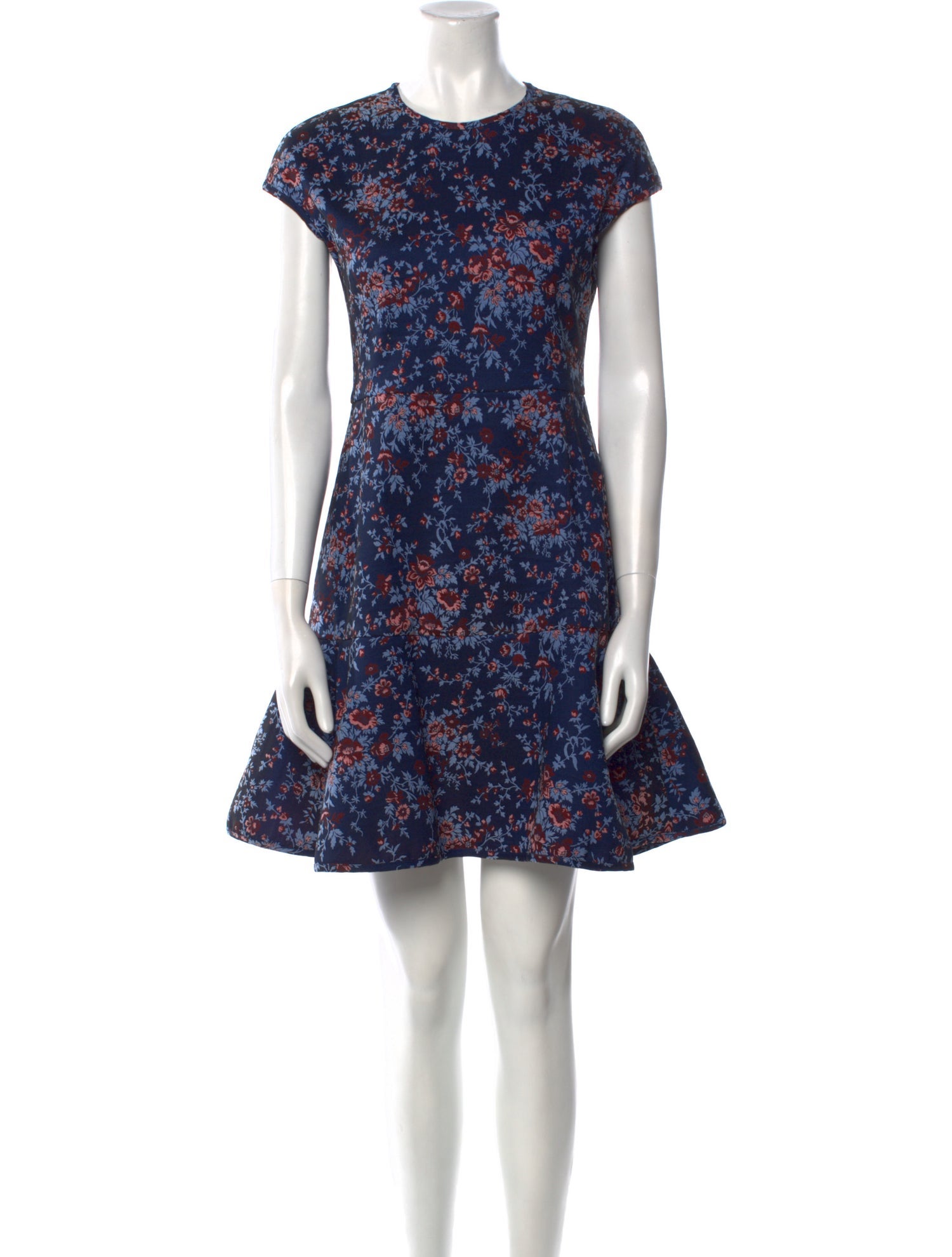 Erdem Floral Print Mini Dress
