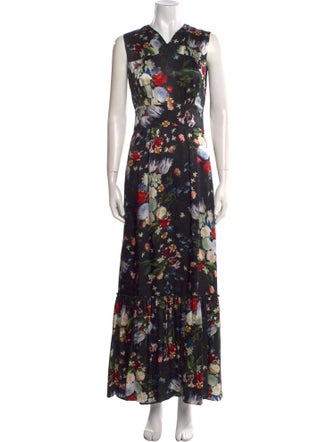 Erdem Silk Long Dress