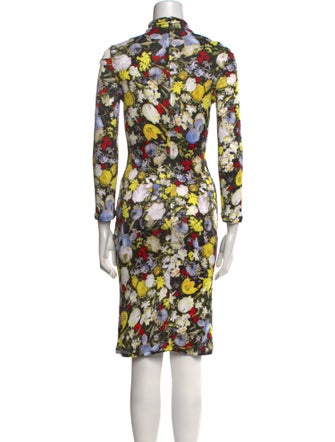 Erdem Floral Print Knee-Length Dress