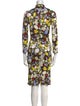 Erdem Floral Print Knee-Length Dress