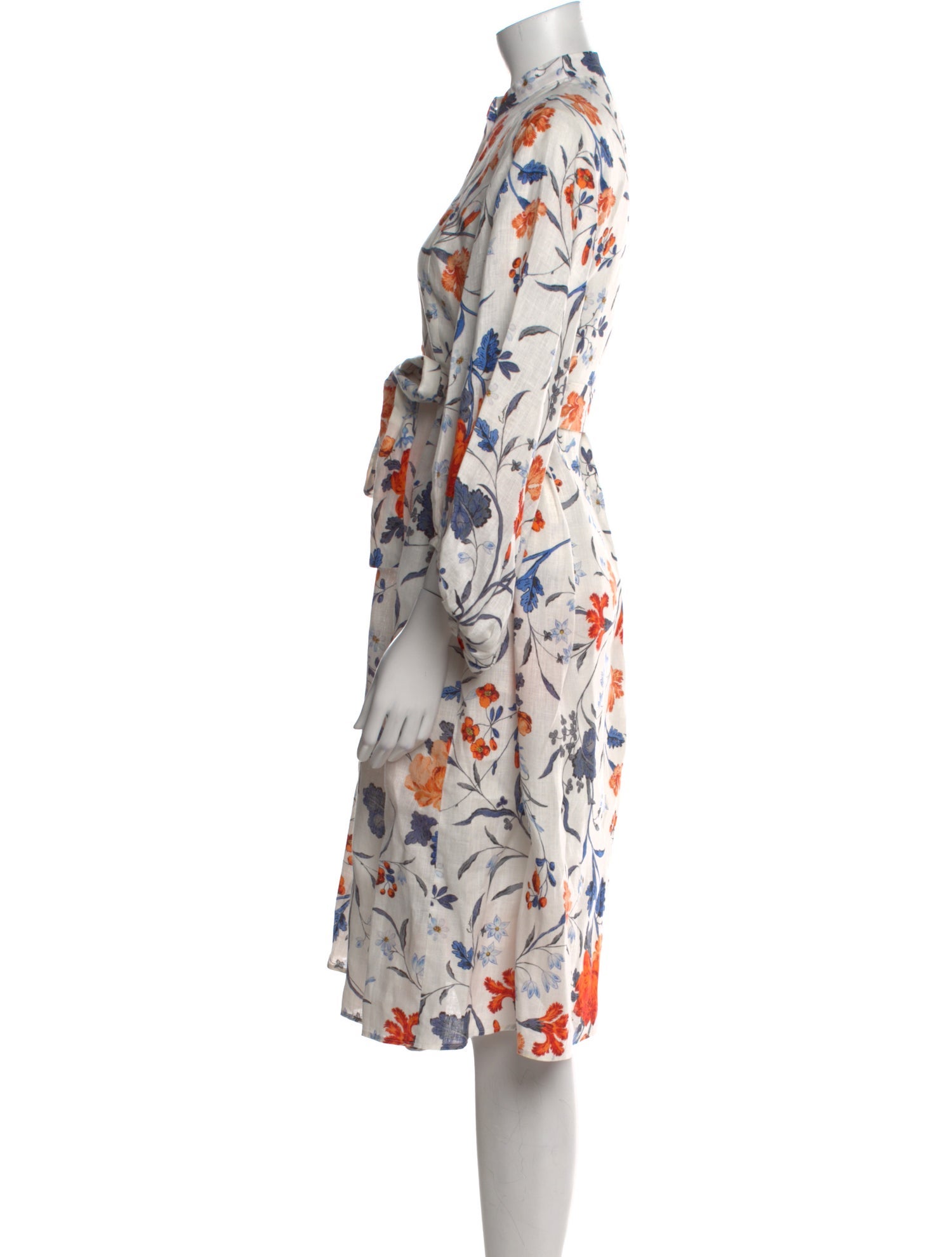 Erdem Linen Midi Length Dress