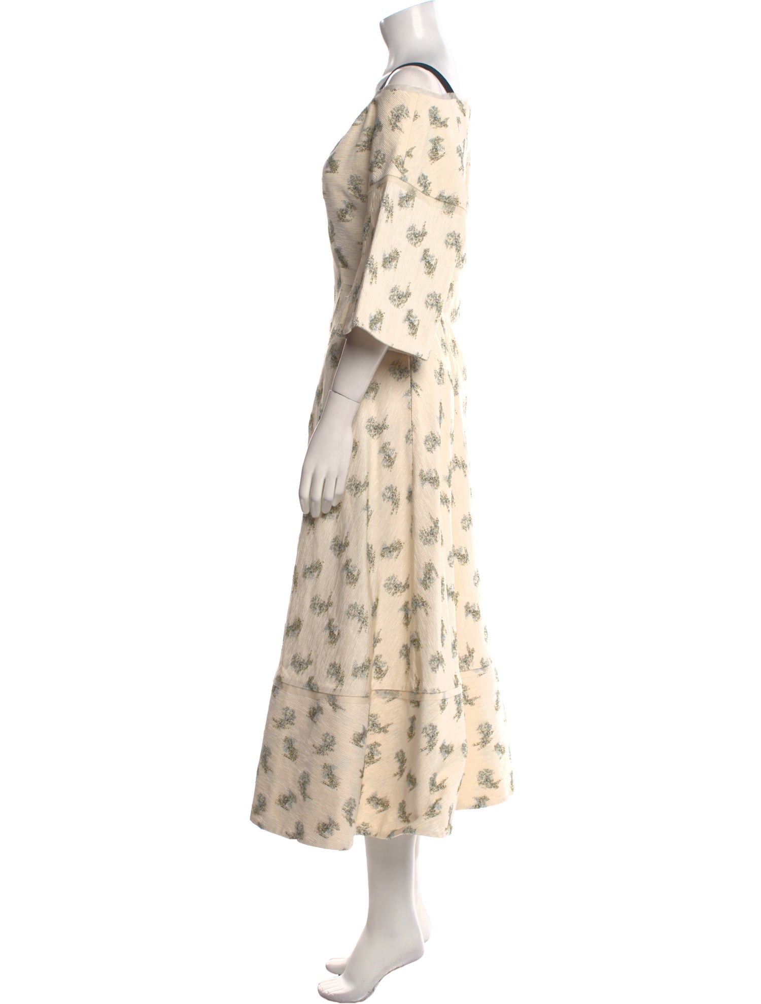 Erdem Floral Print Long Dress